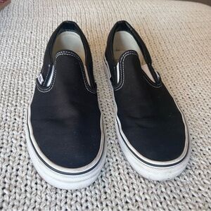 Vans Black Slip-On Sneakers